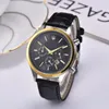 Top Fashion en acier inoxydable Quartz Man Watches en cuir Japon Mouvement Watch Mens Wrist Wristcs Life Arelproofr Brand Horloge masculin GM4405634