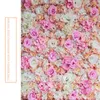 Rose artificielle 40x60cm couleurs personnalisées Silk Rose Flower Mur de mariage Décoration Témnomadie Artificiel Flower Mur romantique EEA1587003089