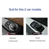 シルバー交換BMW F10 F20 F303155用の小さなマルチメディアノブカバーIDRIVEボタン