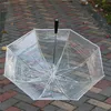 7 Kolory Zmiana Kolor Przezroczysty Parasol Glow LED Bright Luminous Clear Długie Uchwyt Parasol Advice Dorośli Kids Parasole E3403