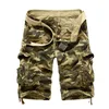 2019 nouveau camouflage hommes en vrac cool été militaire camo pantalon court vente chaude homme cargo short sans ceinture C19041901