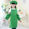 Kids Aprons Pocket Craft Cooking Baking Art Painting Kids Kitchen Dining Bib Children Aprons Kids Aprons 15 Colors Customizable DB2729675