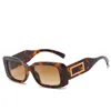 2020 Vintage rode rechthoek zonnebril vrouwen mannen mode luipaard vierkante zonnebrillen gafas de sol mujer3378987