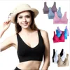 Sutiãs ahh esportes sutiãs ioga treino fitness colete sleep push up bras corpo forma sem costura elástica elástica tops moda sexy mulheres underwear b4960