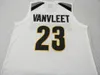 Custom Men Youth women Vintage Wichita State Shockers Fred VanVleet #23 Basketball Jersey Size S-4XL or custom any name or number jersey