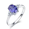 Mode Zultanite Gemstone Ring for Women Solid 925 Sterling Silver Color Change Ring för bröllopsengagemangsmycken4565363