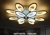 Acrylic LED Endless Dimming Ceiling Lamps Modern Atmospheric Flower Simple Creative Lights Personality Lighting For Bedroom Living Room