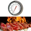 Varor i lager BBQ Verktyg Temperaturmätare 50-500C Rostfritt stål BBQ Grillgrill termometer Bimetal Grillmeter