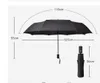 Ombrello automatico Rain Women Men Classic Business Tre ombrelloni pieghevoli marca 8 costole per golf nero Golf Black Parasol9597253