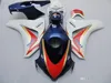 射出成形トップ販売フェアリングキットホンダCBR1000RR 2008-2011ディープブルーホワイトフェアリングセットCBR1000RR 08 09 10 11 OT22