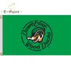 MiLB Down East Wood Ducks Flag 3*5ft (90cm*150cm) Polyester Banderoll dekoration flygande hem trädgård Festliga presenter