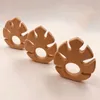 10st Teether Diy Nursing Pendant Tanding Toys Banan Leaf Shape Food Grade Materials Organic Chew Gift Baby Teethers