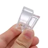 5st nagelspetsar klipp transparent finger poly quick building gel förlängning naglar konst manikyr verktyg falska nagelklipp