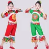 Nouveau style pour enfants Yangko costumes de noël filles vêtements de danse de danse nationale festive