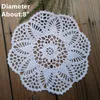 lot de 12 par design 1 PCS Nice Happy flower Crochet motif napperons ronds - Diamètre 6 -7 -8 -9 fait main tab281i