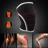 1 Pair Breathable Knee Pads 7mm Neoprene Elastic Knee Sleeves Universal Weightlifting Sport Compression knee-joint protecter