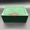 Factory Supplier High Quality Green Box Papers Gift Watches Boxes Leather Bag Card For 116610 116660 116710 116613 116500 Watches 2136