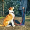 Reflektierende Hundeleine, Nylonseil, Haustier-Lauf-Tracking-Leinen, 1,5 m langer Griff, langlebige Leine für Hunde, Bergsteigerseile