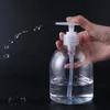 300ml 500ml Plastik PET ABD'de Dezenfeksiyon su Şampuan Sıcak Satılık El Temizleyici Şişeler boşaltın (Serbest Hızlı Deniz nakliye)