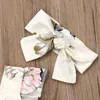 Newborn Baby Clothes Infant Toddler Flower Rompers Jumpsuit Baby Clothing with Headband 2PCS Outfits Baby Girls Clothes Kids Clothing