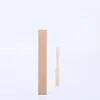 Children Bamboo Toothbrush Round Handle Toothbrushes Natural Bamboo Tube Brush With Box Packing Travel Oral Hygiene Hotel Supplies GGA2475