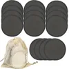 South fin beauty cleanser 16pcs/bag of reusable Swan fluffy ring cloth, bamboo charcoal makeup remover and cotton tablet