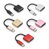 USB -typ C till 35mm hörlur Jack Audio Adapter för Android Samsung Huawei Xiaomi Aux Audio Cable Headphone Charger laddar USBC9389994