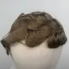 Мужчина Toupee Human Hair Замена волос.