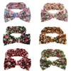 Lovely Bowknot Elastic Head Bands For kids Girls Headband For Children Tuban Baby Baby Accessories Floral Hair Haarband EEA716-2