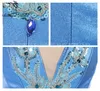 Volwassen Klassieke Ballet Tutu Blue Pancake Platter Tutu Kostuum Prestatie Competitie Professionele Tutus Ballerina Jurk BT9142