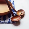 New Wooden Tableware Soup Spoon Japanese Ramen Wooden Long Handle Colander Hot Pot Spoon Practical and Durable LX6473