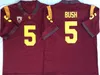 Uomini USC Trojans O.J Simpson Sam Darnold Reggie Bush Junior Seau Adoree Jackson Troy Polamalu JuJu Smith-Schuster College Football Jerseys