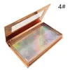 5pairs Magnetiska fransar Box med ögonfransfack 3D Mink Eyelashes Boxar Fake False Eyelashes Packaging Case Empty Eyelash Box 6431370