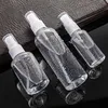 Wholesale Refillable Perfume Atomizer Bottle 100ml Empty PET Plastic Bottles With Fine Mist Sprayers For Cosmetic Alcohol Packaging