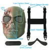 Outroctical horror airsoft uitrusting vol gezicht gost schedel masker schieten sportuitrusting bescherming no03-100