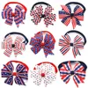 30pcs Pet Dog Bowties Red White Blue Pet Dog Ribbon Bow Tie Collar for 4th July Neckties Grooming Products Cat Bow Tie7510015