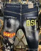 Popular Casual Mens Denim Coolguy Jean Embroidery Pants Holes Jeans Button Pants Long Trousers 96079629049