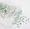 Multi -storlek SS4SS20 Opal Nail Rhinestones Flat Bottom Färgglada kristallglaspärlor för DIY UV Gel 3D Nails Decorations5822754