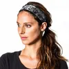 Women Tie-dyed Sport Headband dyed colorful Elastic Fitness Yoga Sweatband Outdoor Gym Running Tennis Basketball Wide Hair Bands AAA1792