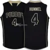 #4 Robbie Hummel Purdue Boilermakers College Retro-Basketballtrikot für Herren, genähte individuelle Trikots mit beliebiger Nummer und Namen