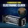Livraison gratuite Kit d'horloge électronique à tube fluorescent IV-18 non assemblé DIY 6 pilier d'énergie à affichage numérique avec module de télécommande