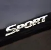 Logotipo plástico cromado 3D adesivo para carro SPORT emblema emblema porta decalque acessórios para automóveis para Toyota Highlander BMW HONDA VW estilo de carro