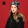 ファッション -  [flb]冬のビーニーの女性帽子濃いウールスノーフレークキャップニットスカリービーニービーニーbrシルクウォームスラッカイハットガール17036
