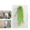 Fleur Artificielle Vigne Faux Soie Argent Dollar Eucalyptus Suspendus Verdure Plante pour Mariage Décoratif FlowersParty SupplieT2I5618