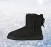 Gran oferta, nuevas botas altas clásicas de Australia para mujer, botas para mujer y niña, botas para nieve, botas de invierno, zapatos de cuero fucsia, negro, azul y rojo