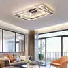 Plafoniere a led moderne rettangolari per soggiorno, camera da letto, studio, lampada da soffitto home deco di colore bianco + nero