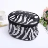 2019 classic Leopard Makeup Bag Faux Leather Sanke Toiletry Bag Zebra Cosmetic Case free shipping Women Accessories Gift bag DOMIL1265