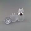 新しい30ML1OZフロストガラス化粧品ジャートラベルボトルエッセンスシャンプープレスポンプ空の化粧品コンテナ8278803のためのディスペンサー