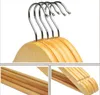 Natural Wooden Clothes Hanger Coat Hangers For Dry And Wet Dual Cloth Purpose Rack Non Slip Storage Holders Supplies