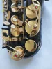 Super Play A-991 marca personalizada saxofone alto laca preta Eb Tune instrumento musical presente de grau profissional